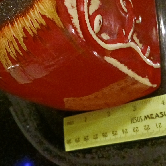 Decorative ceramic decanter - Picture 7 of 13
